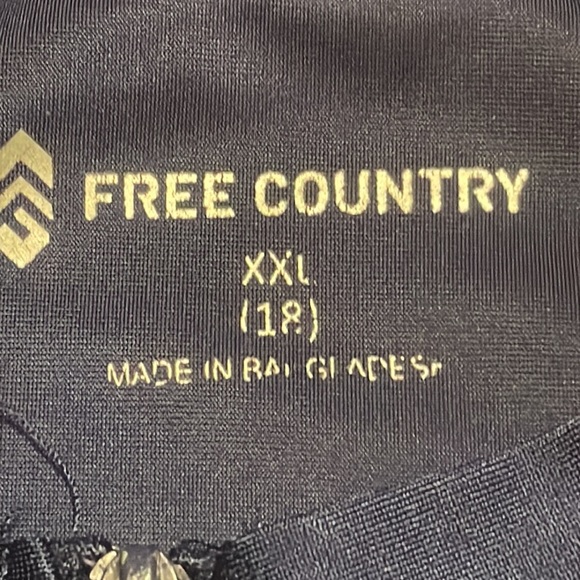 XXL Free Country blue dry fit sunblock long sleeve pullover shirt top - Picture 12 of 16